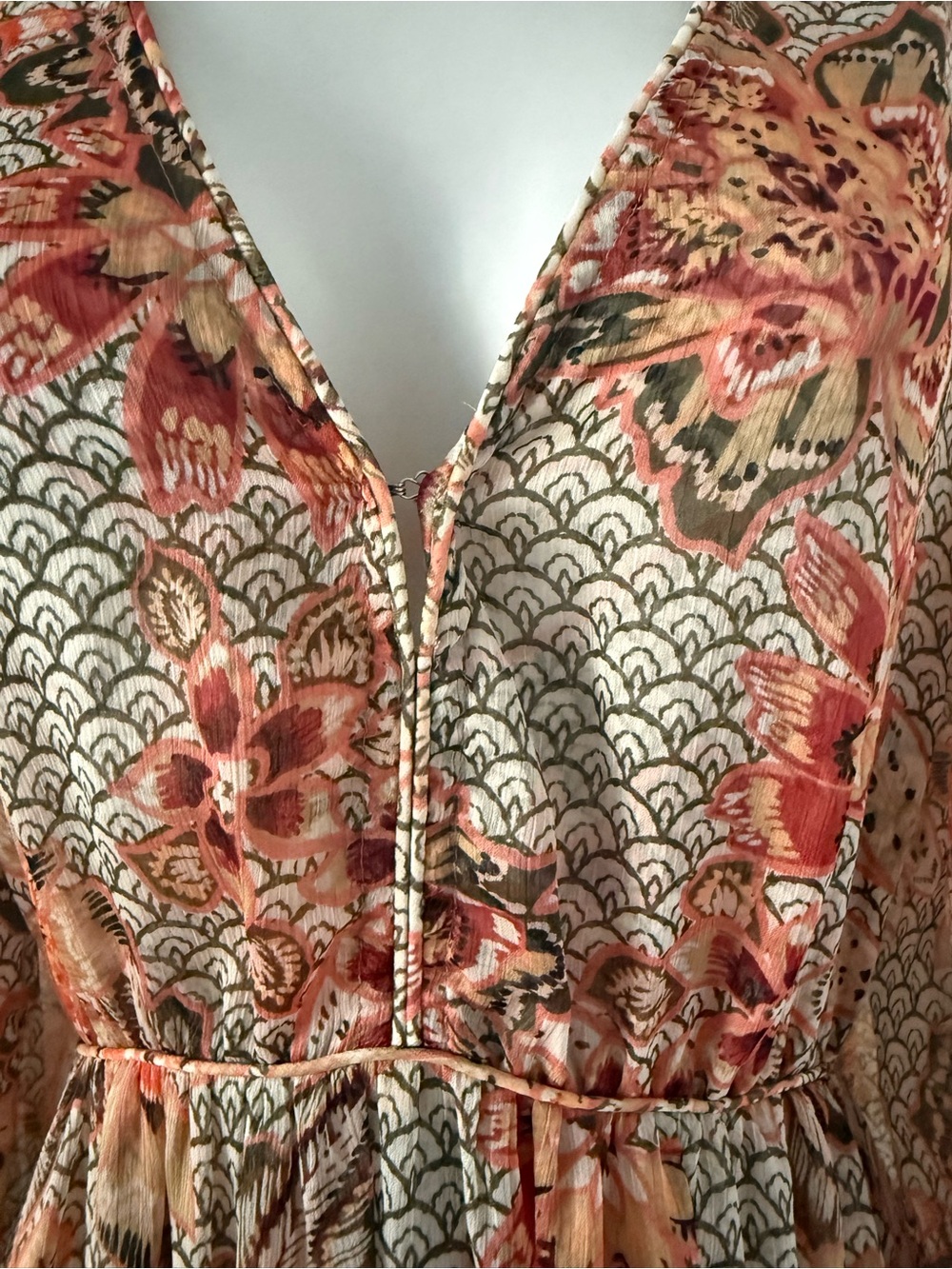 Misa Los Angeles Anahita dress Floral Tiered Maxi Dress - XS - Picture 2 of 9